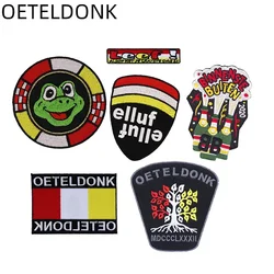 Netherland Oeteldonker Carnival Patch for Clothing Iron on Embroidered Sewing Patch Badge Applique