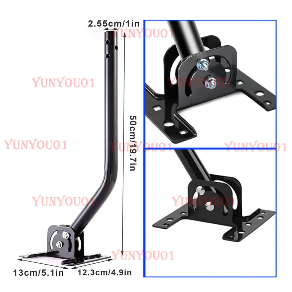 

Adjustable Outdoor Antenna Mast Pole Mount for SIGNALPLUS 4G/LTE 5G WiFi Antenna