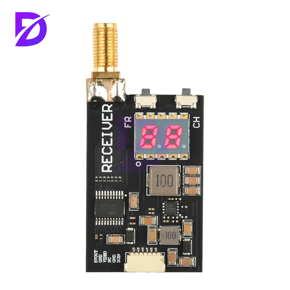

RX3364-CPB 3.3G FPV Image Transmission Module Wireless Audio Video Receiver 3060-3500MHz Low Power Consumption Clear Signal