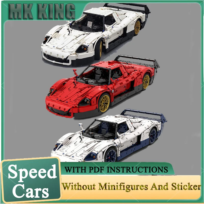 Champion Speed Cars รุ่น Super 1:8 Scale MC12 กีฬารถ Moc อาคารอิฐอาคารเทคโนโลยี Modular Block ของเล่นวันหยุดของขวัญ