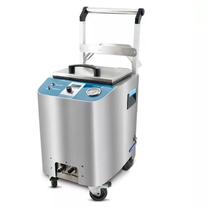 

Dry ice cleaning machine Carbon removal machine Industrial mold Dirt removal Combustion chamber valve