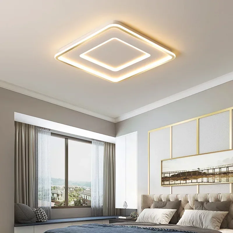 Plafonnier LED au design moderne, luminaire décoratif d'intérieur, idéal pour une chambre à coucher, un salon, une salle à manger, un hôtel ou un bureau