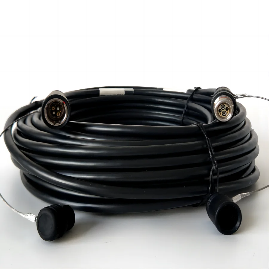 

SMPTE 3K93C Hybrid Electrical-optical Armored Fiber Optic Cable FUW-PUW For HDTV Camera Without Reel