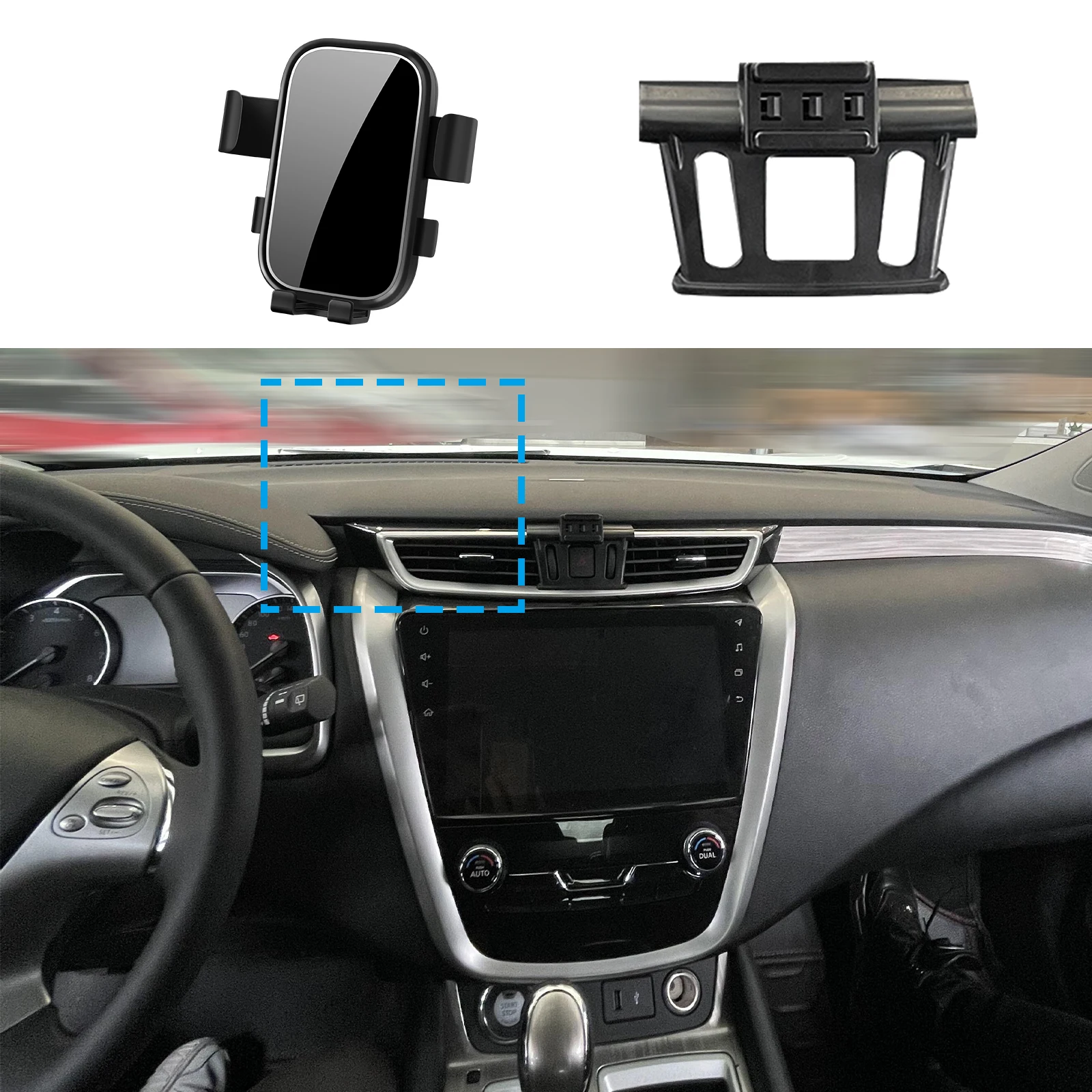 

for Nissan Qashqai J11 X-Trail T32 2015-2018 2019-2022 Car Mobile Phone Holder Accessories GPS Bracket Navigation Stand Auto