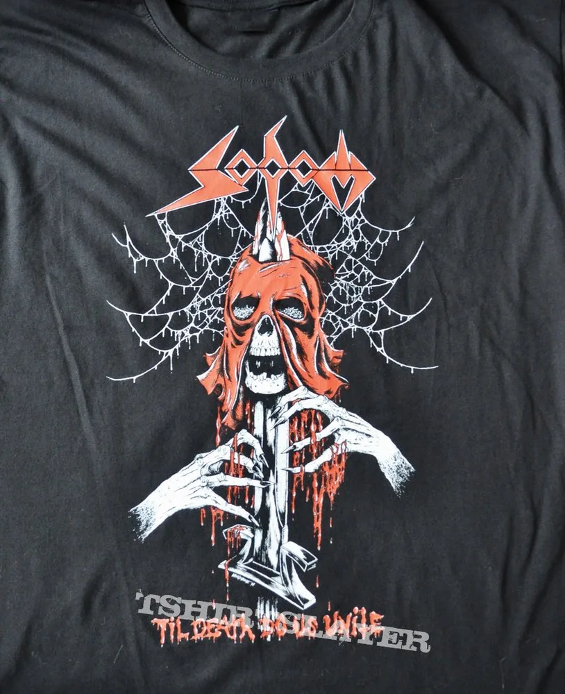 Sodom Band подарок для друзей черная футболка хлопок Полный размер RM196 Высокое качество 100% хлопок короткий рукав