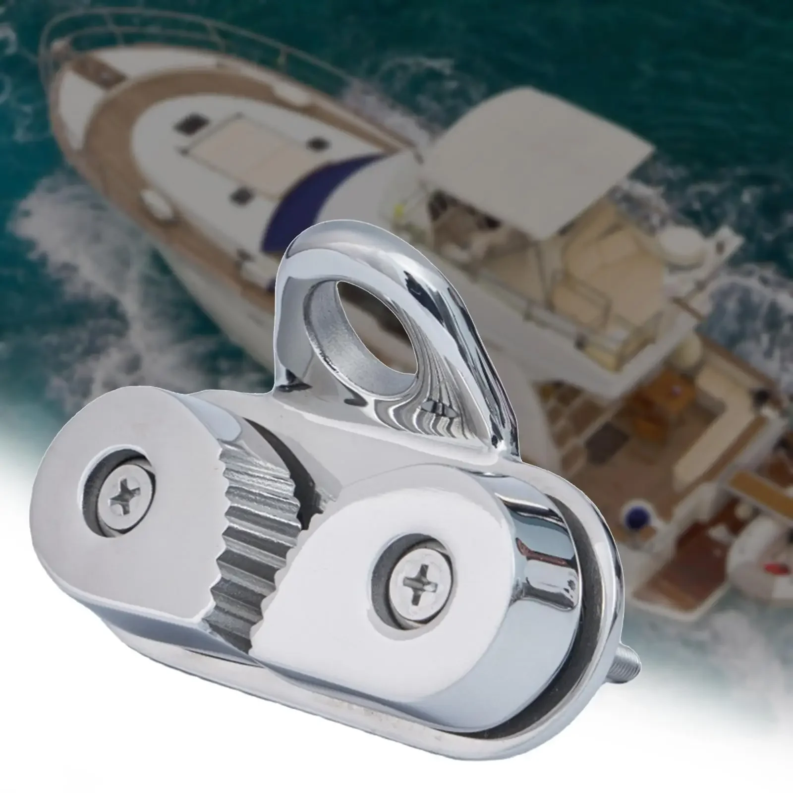 

Зажим для веревки из нержавеющей стали 316, 85*38, крепеж для морской веревки с отслаивающимися и буферными аксессуарами, зажимная пластина для веревки для пилатеса