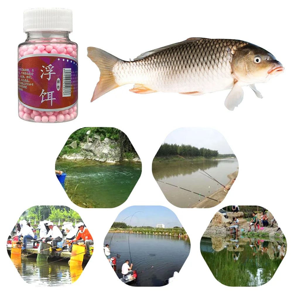 170pcs Foam Floats Artificial EPS Beans Ultralight Carp Fishing Bait EPS Foam Floats for Carp Fishing