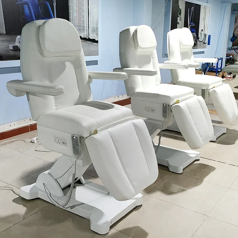 

Electric 3 Motor Podiatry Chair Medical Couch Treatment Beauty Chair Massage Facial Chair Bed