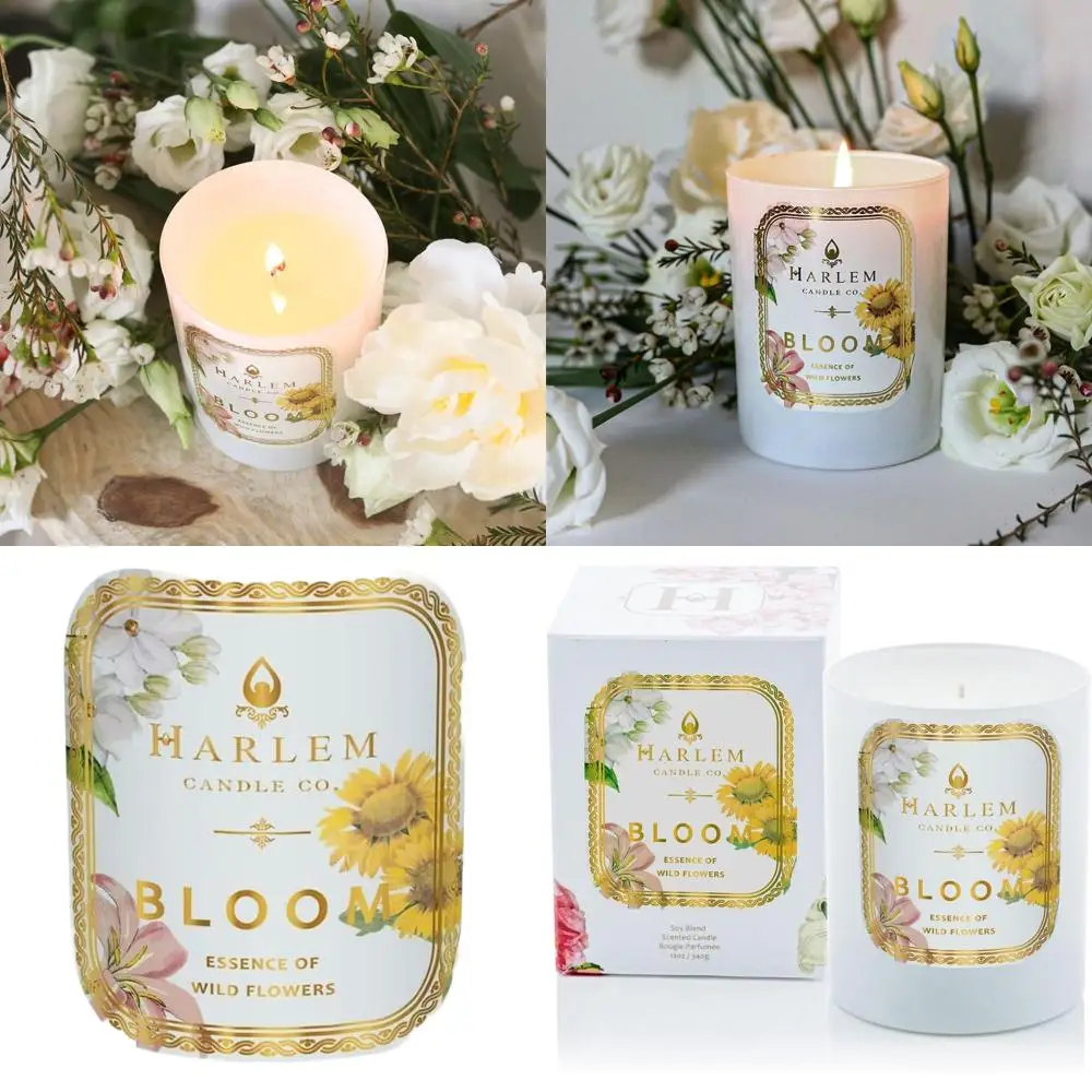 

Luxury 11 oz Soy Candle with 80-Hour Burn | Scented with Freesia, Orange Blossom, Water Lily, White Rose, Jasmine & Violet Leaf