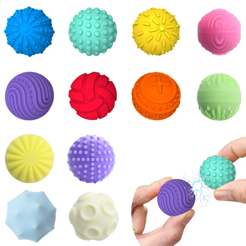 Silicone Magnetic Balls Fidget Toy Kid Autism Calming Sensory Fidgeting Toy Adults Stress Relief Worry Balls Fingertip Activity