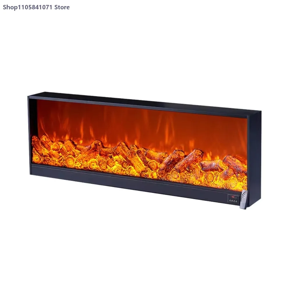Luxury American Style Electric Fireplace Insert Frameless Simulated Flame European Indoor Electric Fireplace for Home Decor