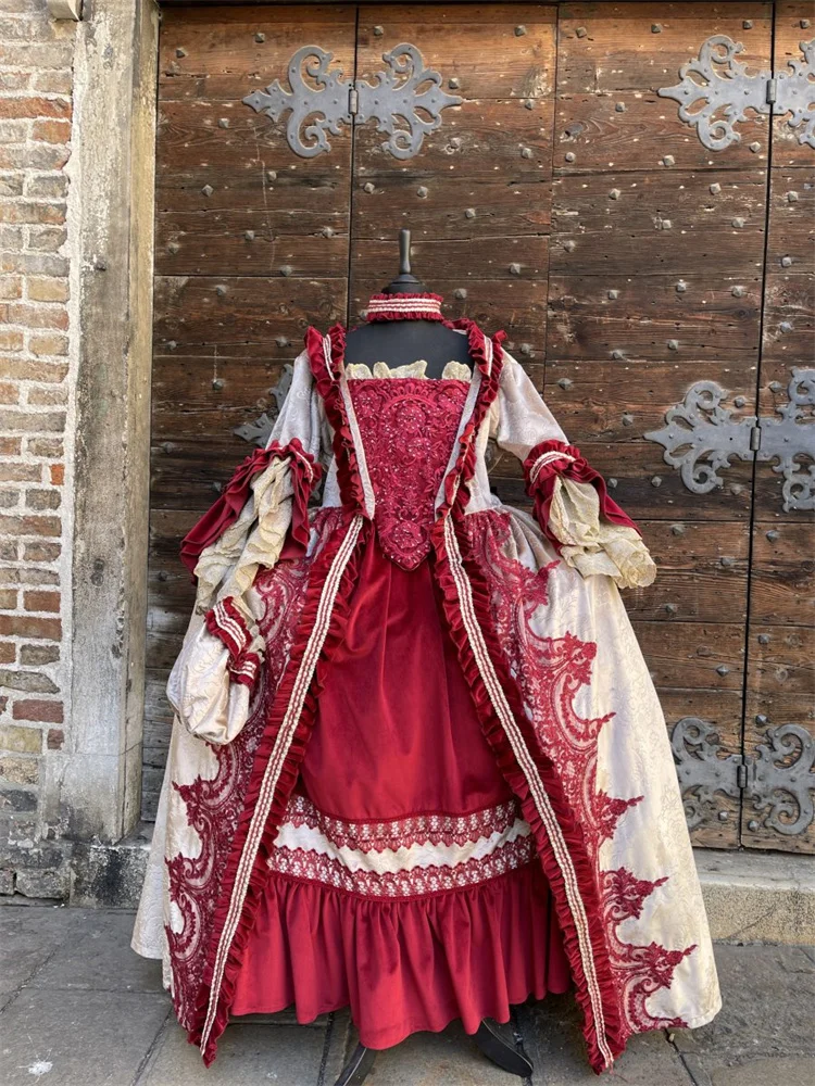 Robe des années 1700 A La Francaise Rococo Marie Antoinette Robe baroque Robe de cour royale Robe de bal sur mesure