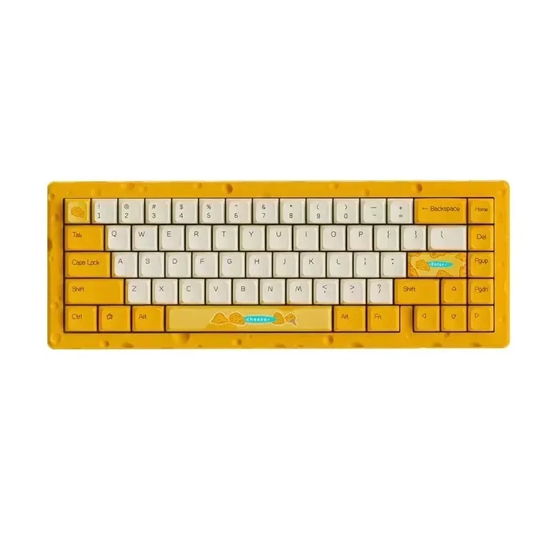 AJAZZ AC067 Cheese Mechanical Keyboard with Kailh Cheese Switch Customization Wired Keyboard