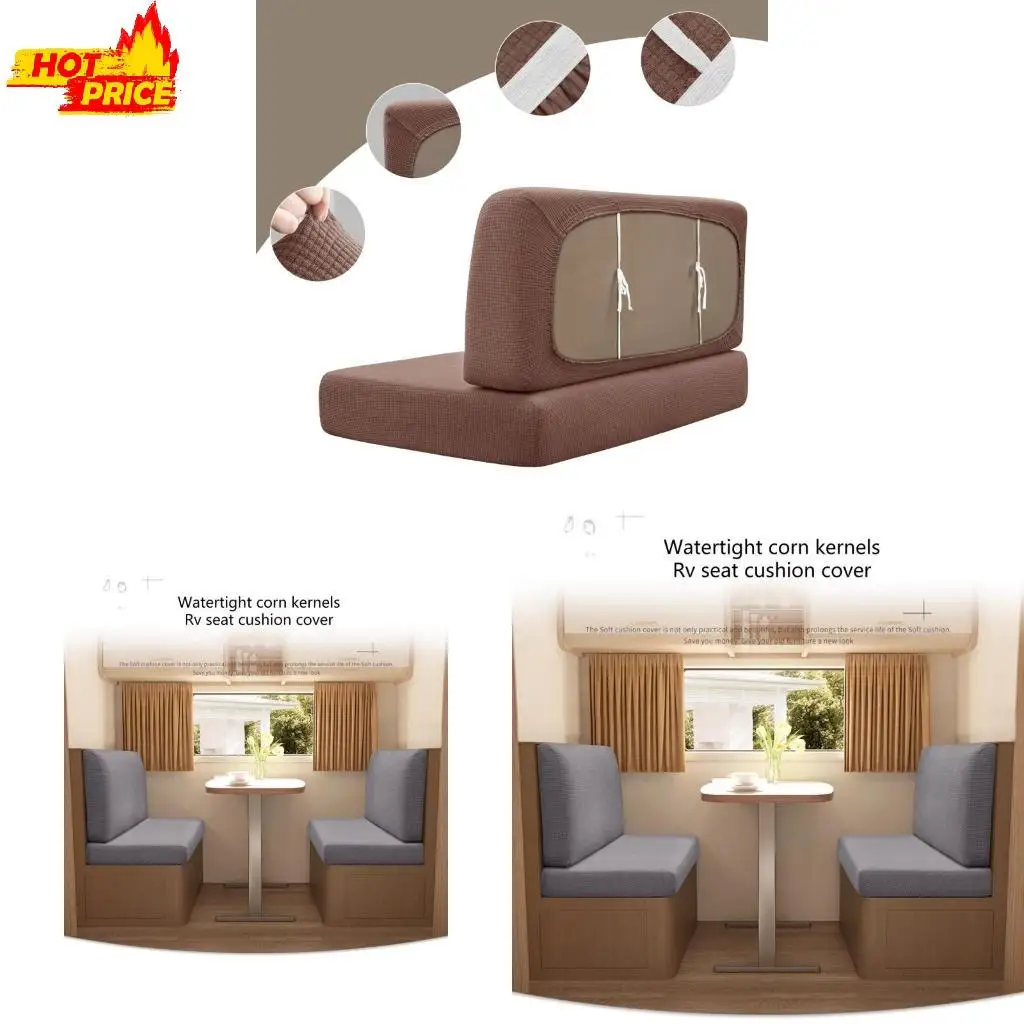 

Campers Dinette Coashs, растягивайте сплошные цветные диван.