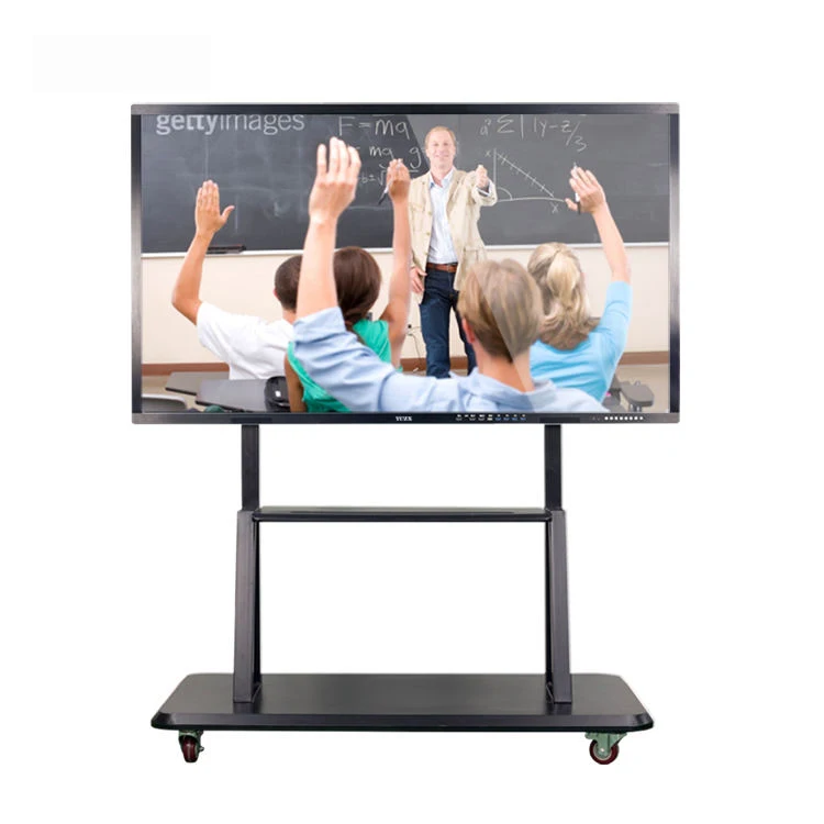 75-86 Inch 4K Android Smart Portable Digital Board Touch Screen Stand Wall Mountable Electronic Interactive Whiteboard For