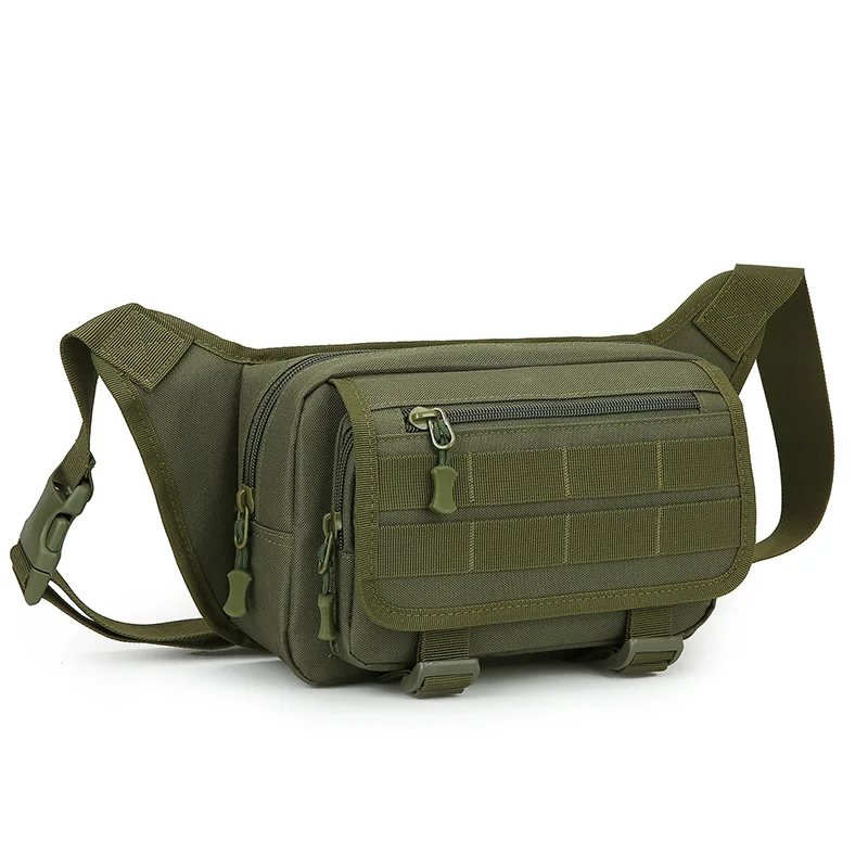 حقيبة صدر متعددة الجيوب للرجال، حقيبة كروس، عالية الجودة، حقيبة كتف، مناسبة للاستخدام في التنقل في الهواء الطلق