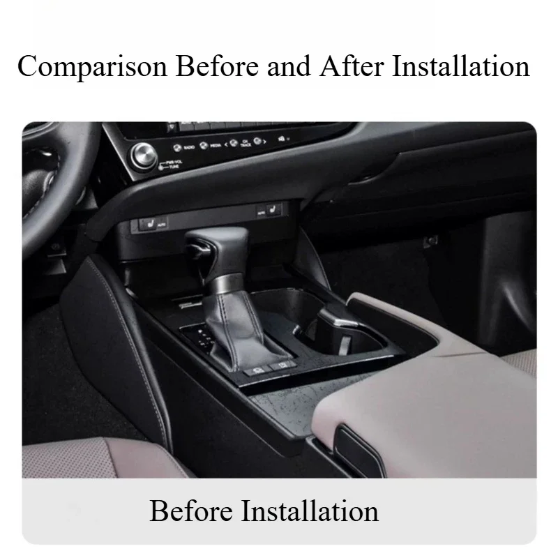Center Console Silicone Mat Non‑Slip Anti‑Scratch Protective Pad Custom Precise Fit Accessories For Lexus ES200/ES300h 2022-2026