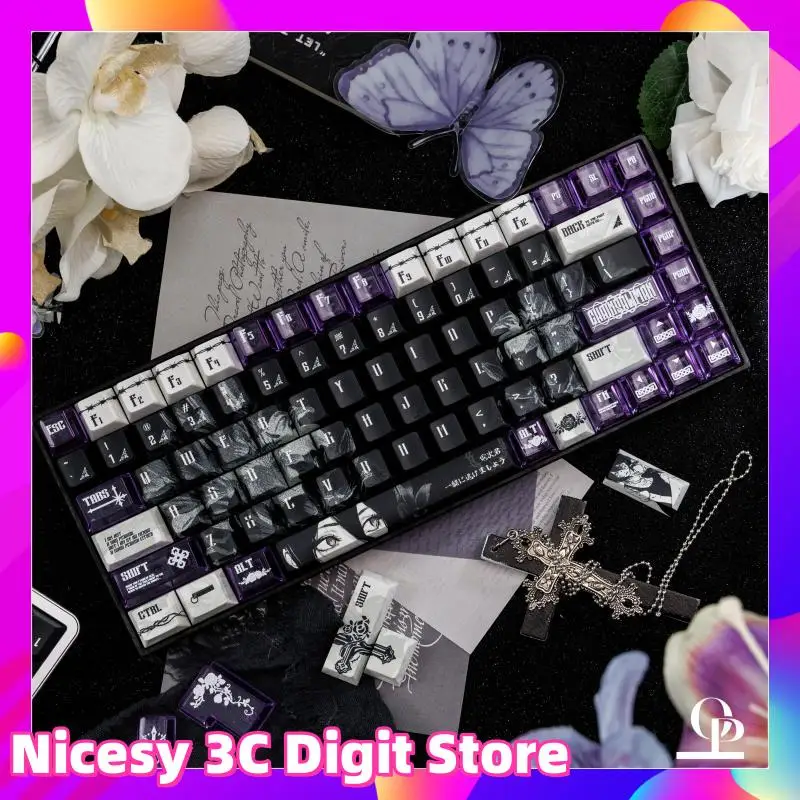 

Original Renee themed keycaps factory heat sublimated PBT mechanical keyboard PC gaming keyboard collectible gift keycaps
