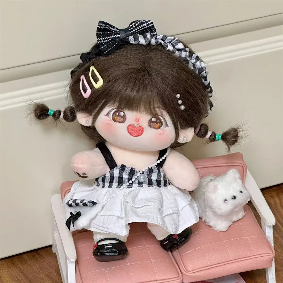 20cm Baby Cotton Doll Dress Up Skirt Set 20cm Doll Outfit Lolita Skirt Doll Clothes Dolls Accessories Love and Deepspace