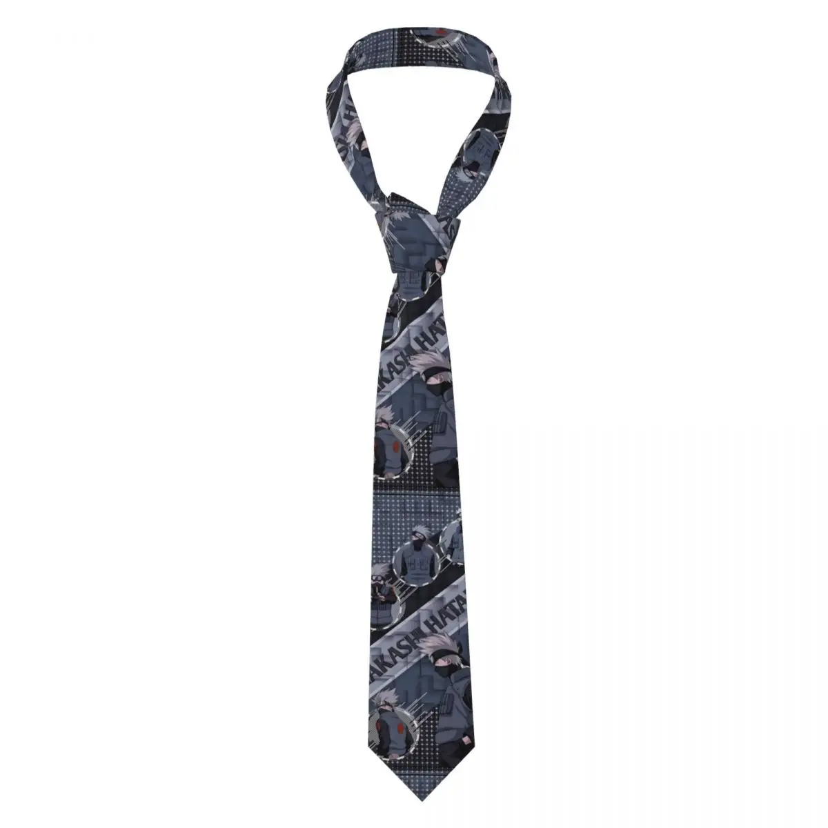 

Custom K-Kakashies H-Hatakes Movie Tie Men's Formal Silk Game Necktie for Business