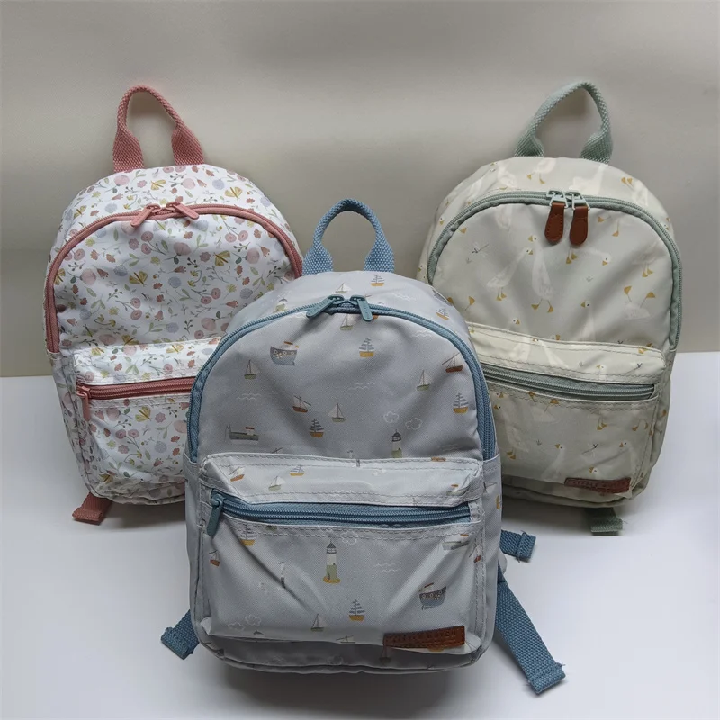

New Cute, Fresh, Floral, Duck, Sailboat, Mini Children'S Backpack Gifts For Girls In Stock