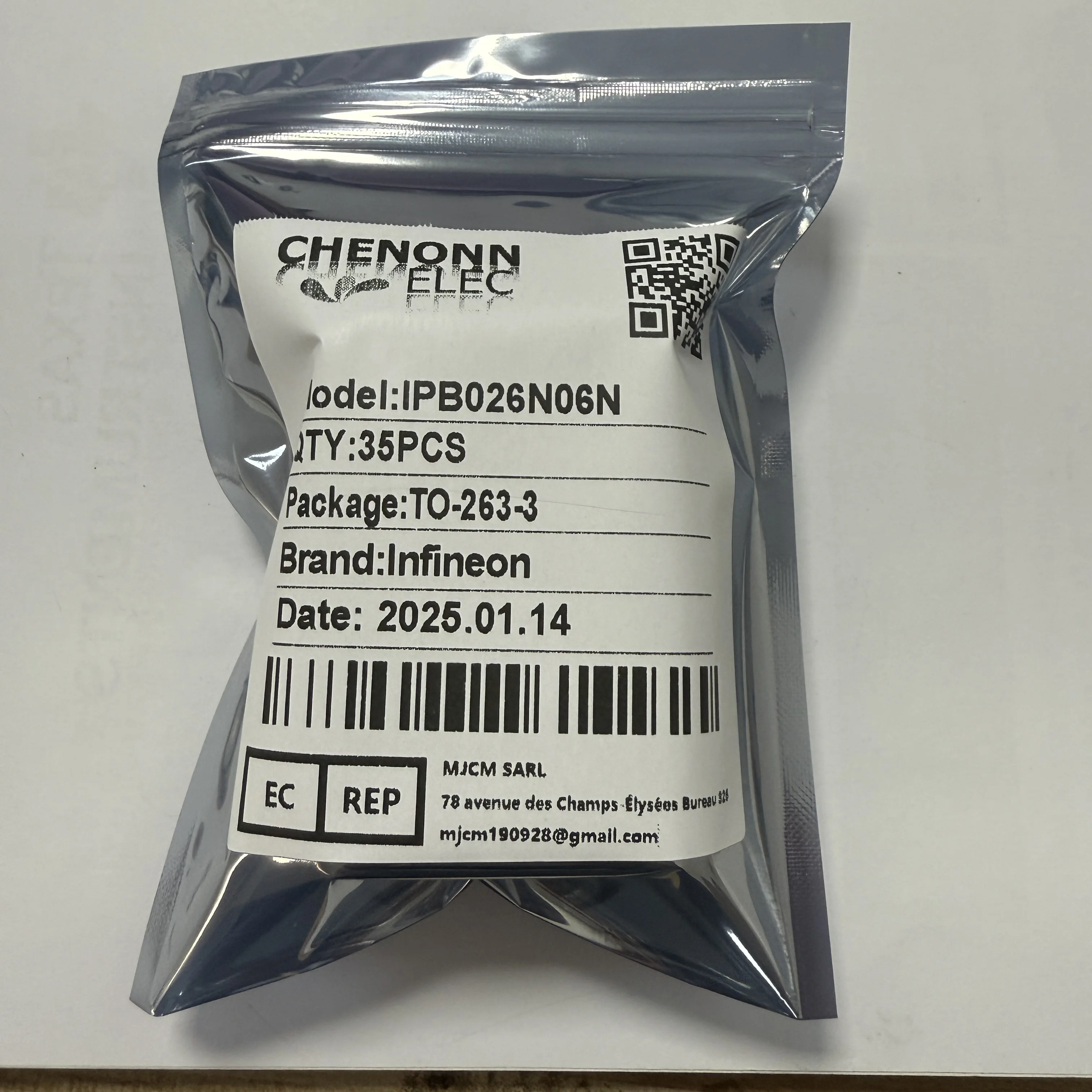 5 шт./лот IPB026N06N (MOSFET)