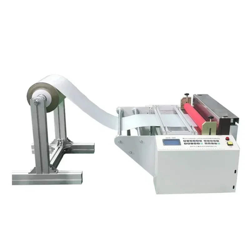 

Automatic LCD Touch Screen Cloth Tape Cutting Machine for Width 100-600mm Cutter Copper Foil Kraft Paper PVC Non-woven Cut Tool