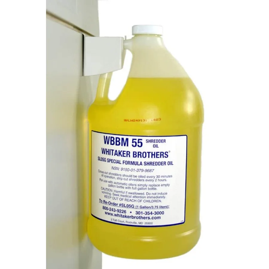 Комплект галлонов для измельчения бумаги с автоматической масленкой, 4 галлона измельчителя масла с винтовым кронштейном для непрерывной смазки