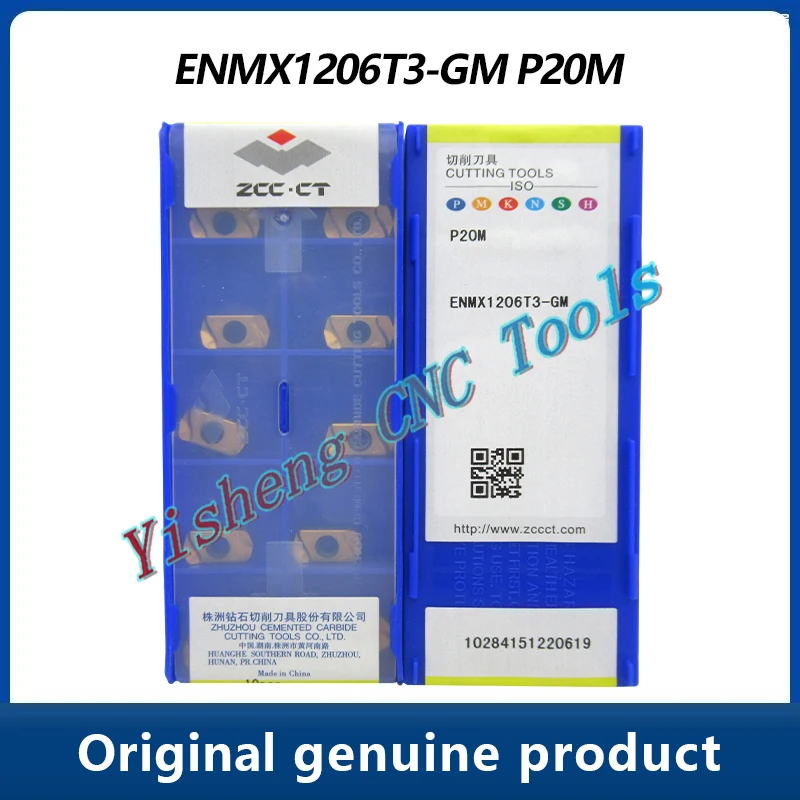 

ZCC CT General Turning Inserts series ENMX1206T3-GM P20T P20M YB9320 CNC Cemented carbide and cermet inserts