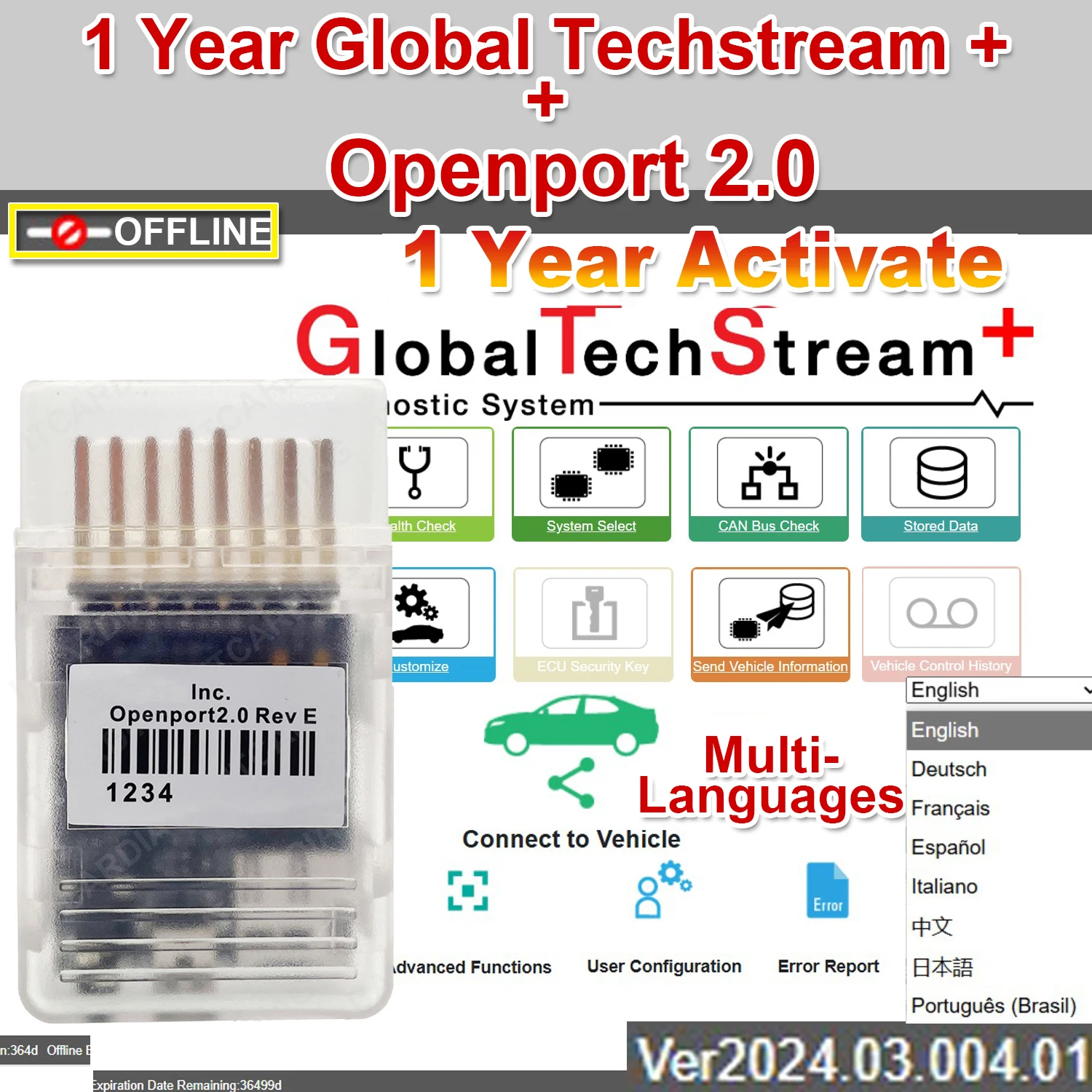 Global Techstream+ GTS+ V2026.01.004 for Toyota Lexus