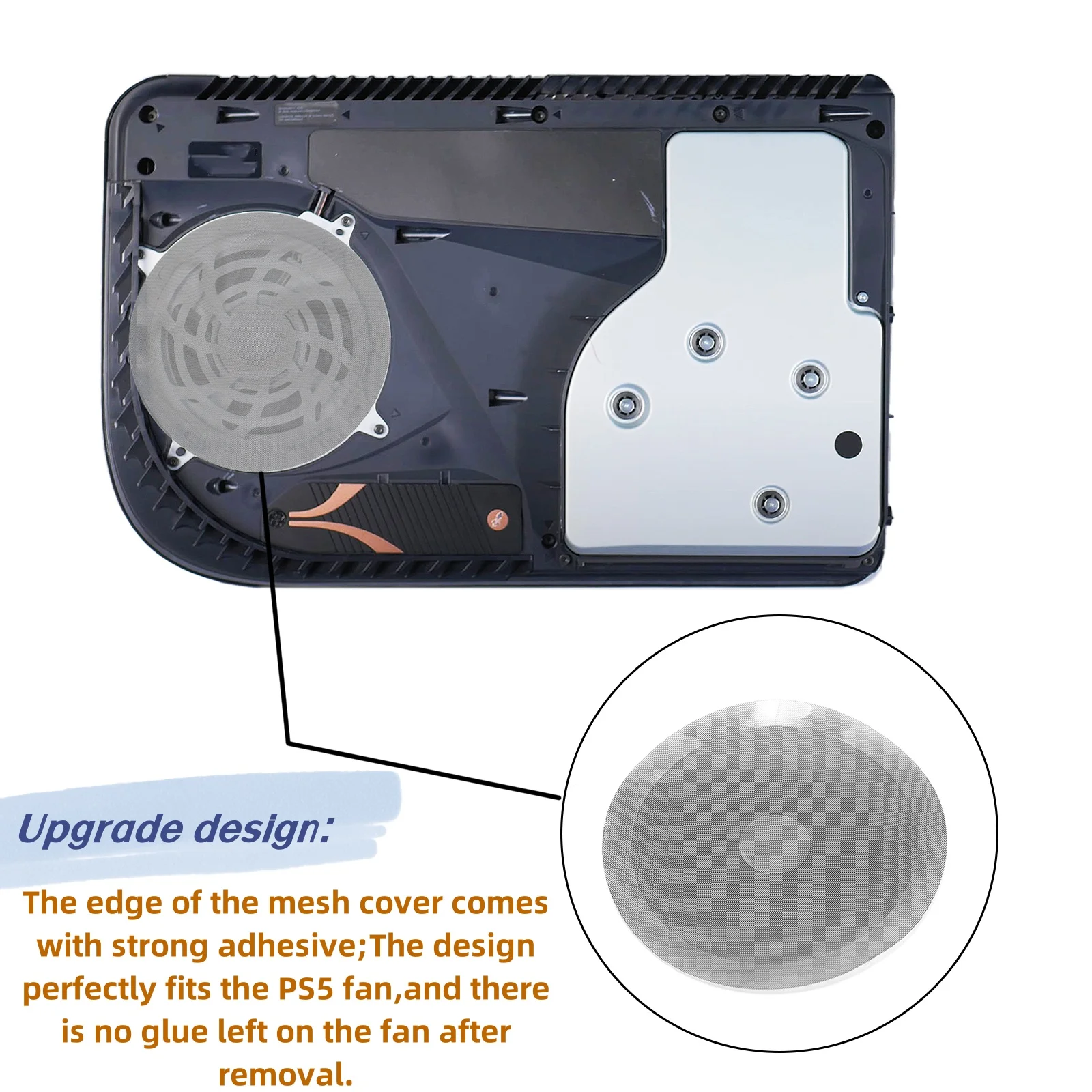 1Set PS5 Dust Protector Cover Kit (4pcs Dust Mesh Round Filter,7 Dust Plugs,1 Cleaning Brush)Compatible With PS5, PS5 Slim