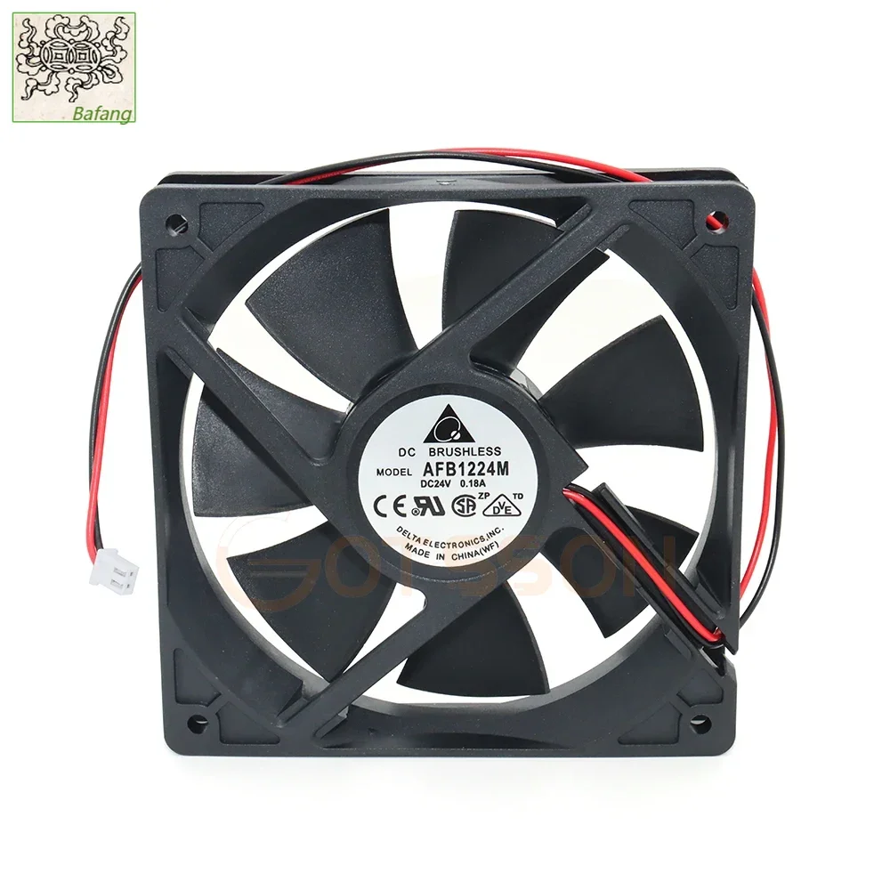 Ltsf ل 10 قطعة دلتا AFB1224M 12025 120 مللي متر 12 سنتيمتر تيار مستمر 24 فولت 0.18A 12 سنتيمتر/سم محول مروحة التبريد