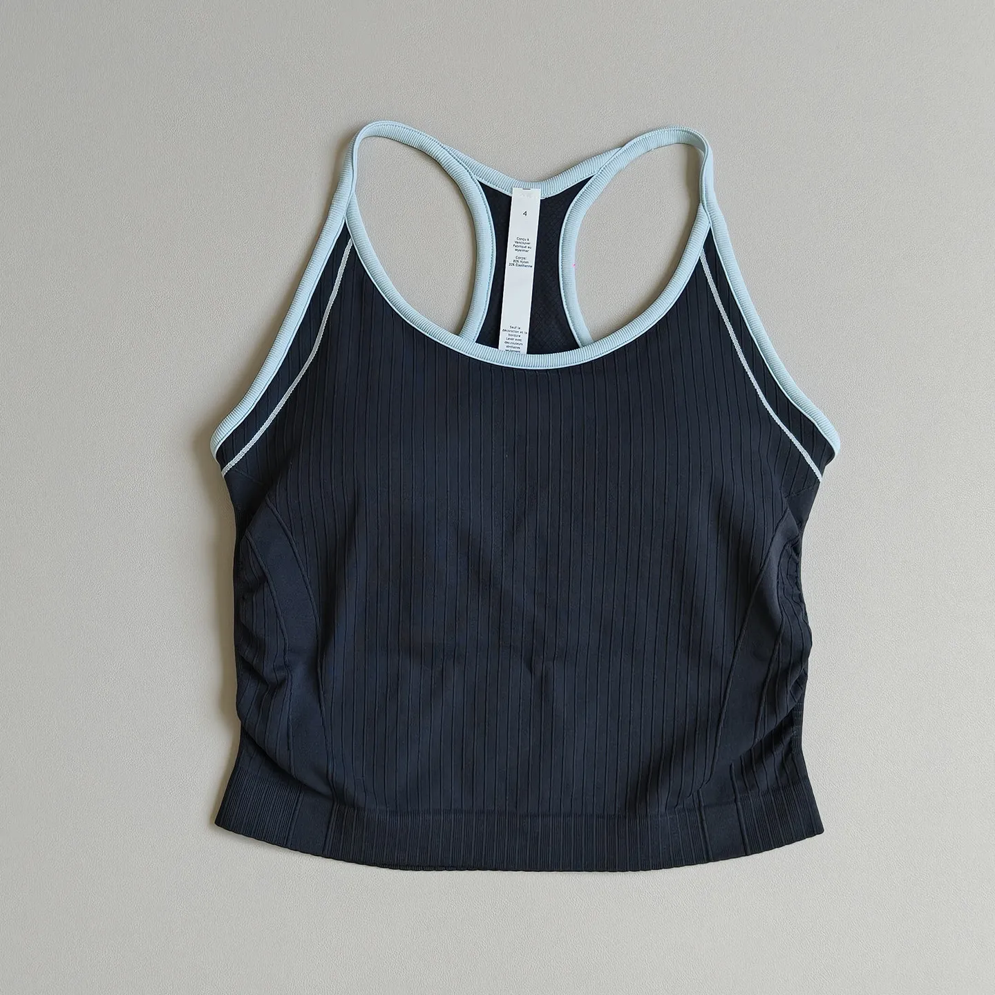 Damen Push-up Stoßfester Sport-BH mit Brustpolstern Yoga-Weste Brustverkleinernde Gym-Lauf-Pilates-Trainings-Fitness-Weste – Detail 10