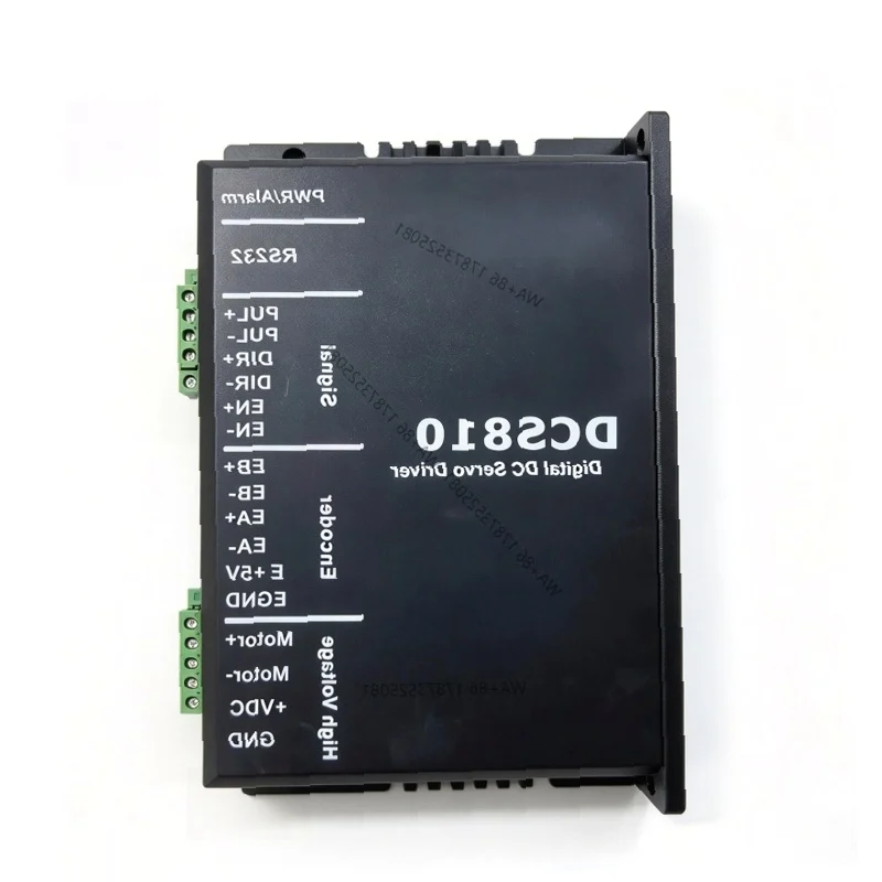 For Leadshine DCS810 DC Brush Servo Driver, 24-80VDC Wide Voltage, 1A-20A Output, Matching DCM50205 DCM50207 Motor