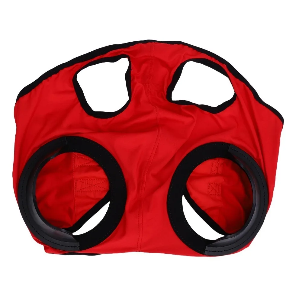 High Elasticity Horse Eye Cover Breathable Material Comfortable Horse Blinker Red Adjustable Horse Eye Veil Equestrian