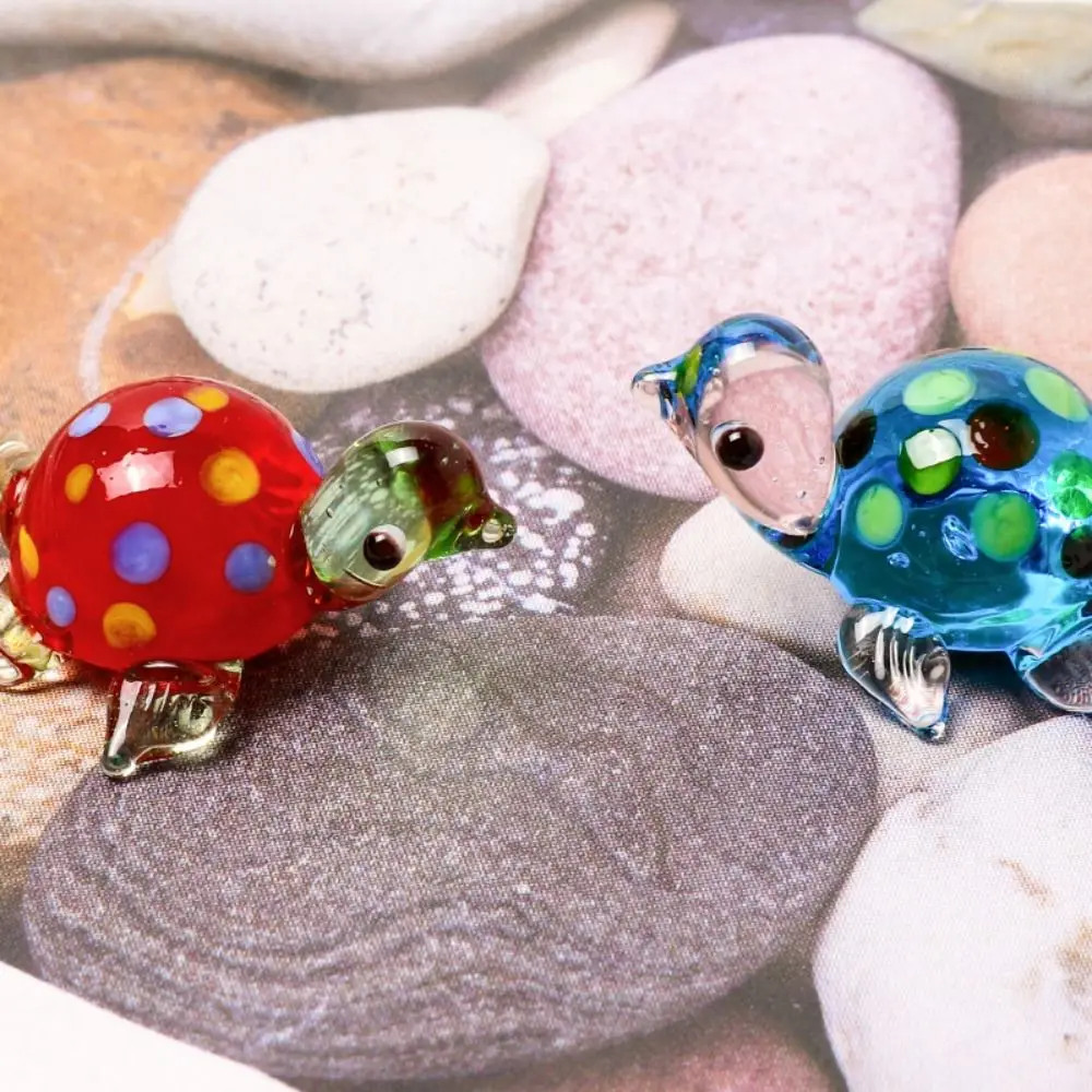 Cute Handicraft Turtle Figurines Vivid Lifelike Animal Statue Turtle Lightweight Desktop Ornaments Crafts Collection