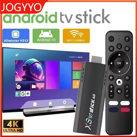 Smart TV Stick 2GB 16GB 2.0 HD 4K HD 2.4G&amp;5G Android 10.0 H313 Quad Core HDMI-compatible WIFI BT 5.0 Voice Remote Smart TV Box