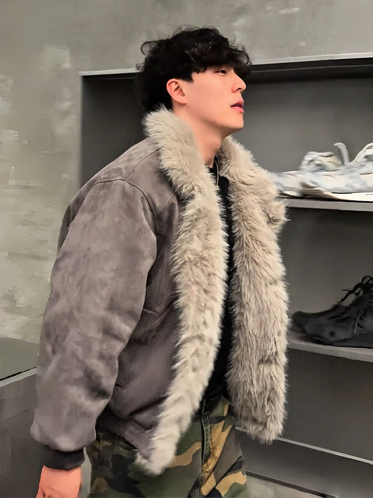 

American Sle ort Eagle Coat Cotton Jaet Мужская зимняя хлопковая одежда на подкладке Fce с высокой чувствительностью Brued Colla...