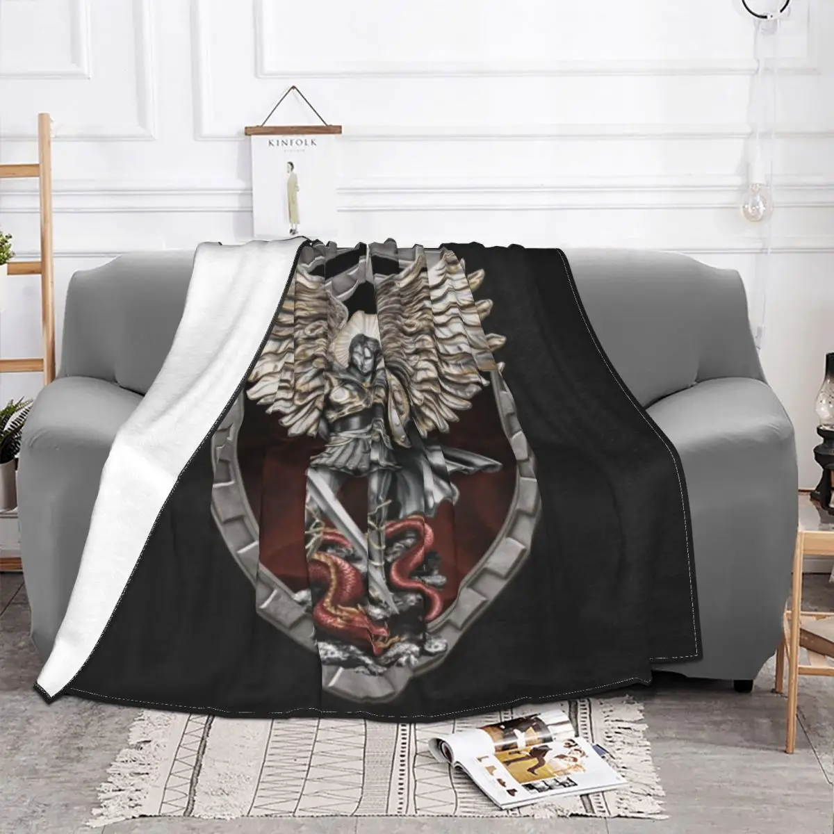 Saint Michael 2247 Anime Knee Blanket Home And Decoration Throw Blanket