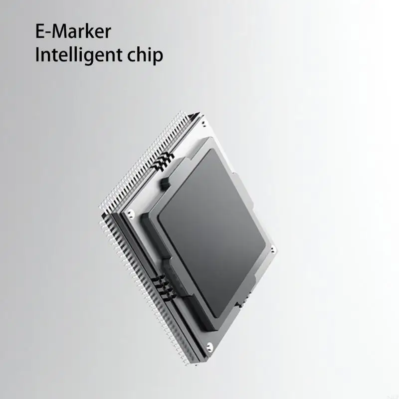 USB4 Flexible Cable 240W Power Delivery 40Gbps 8K Resolution Support Soft Wire Aluminum Construction  for Device 83CF