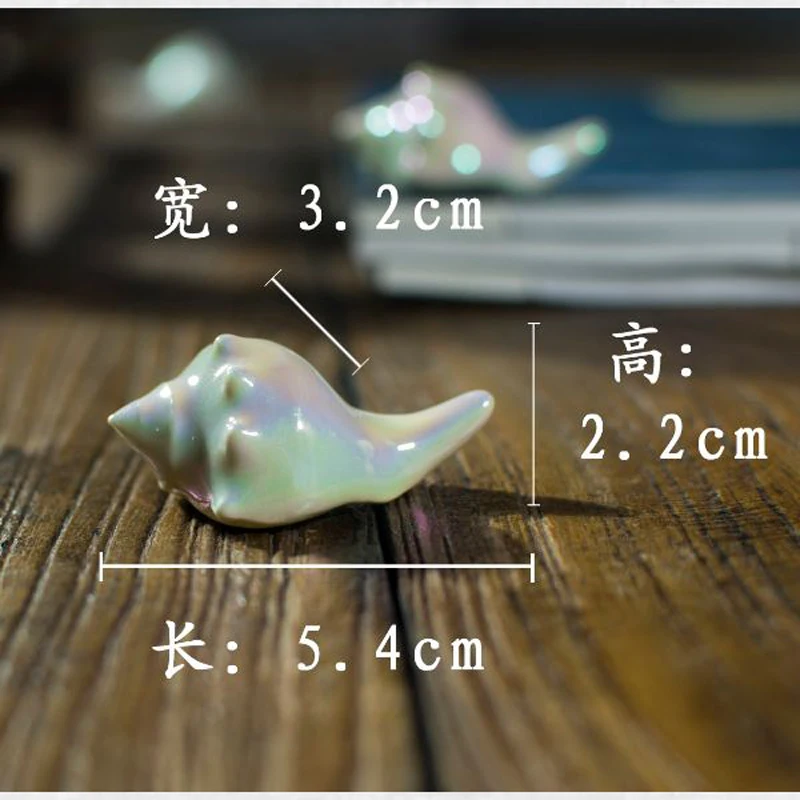 Conch Form Chinesischen Keramik Pinsel Federhalter Kalligraphie Pinsel Rack Stift Halter Rest