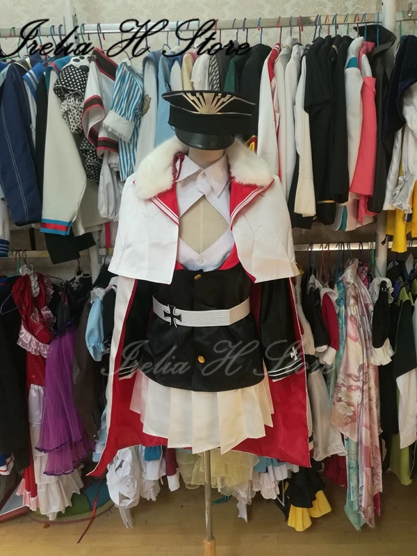 

Irelia H Store Graf Zeppelin from Azur Lane Zeppelin Cosplay uniform dress female Custom made/size