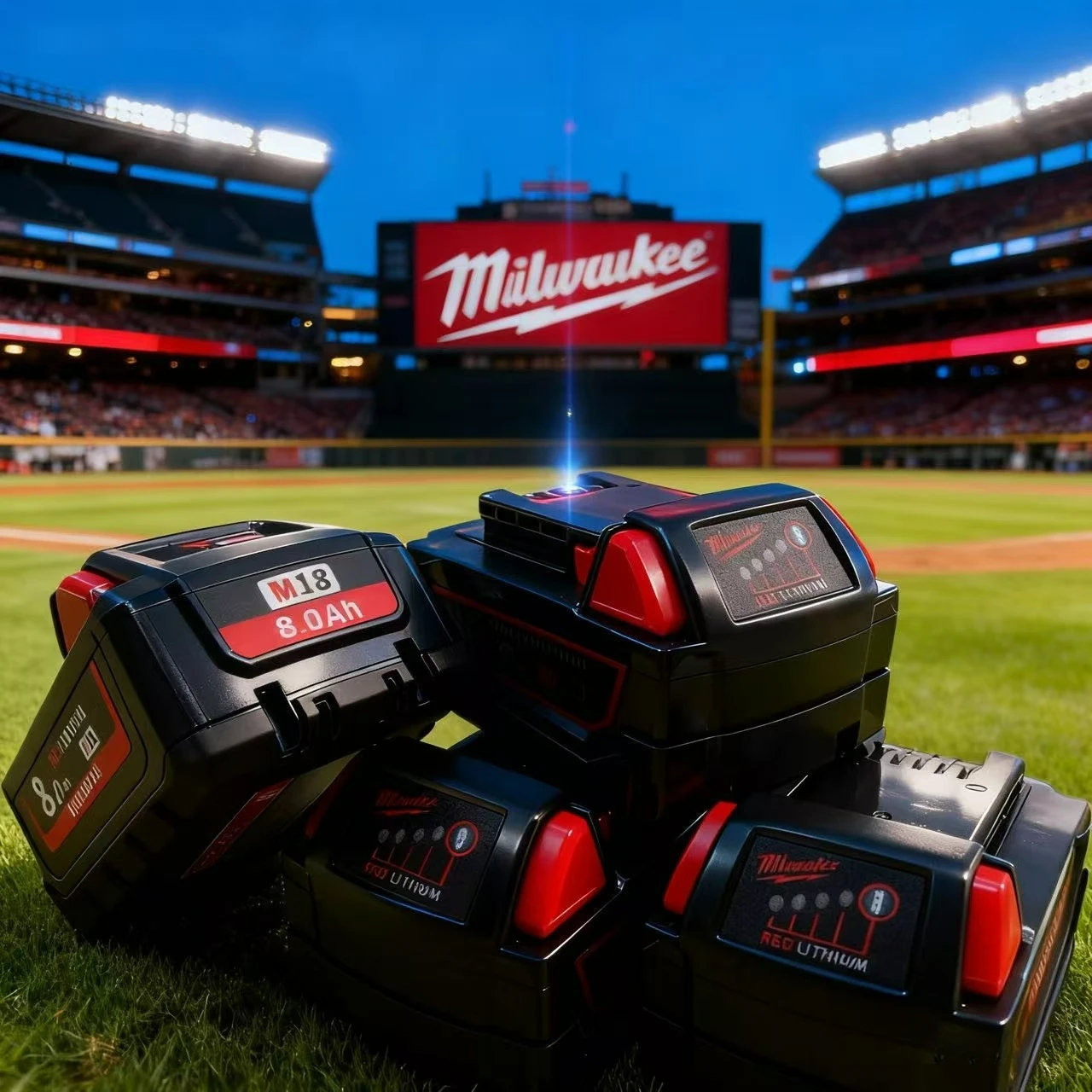 

Milwaukee M18 Battery M18B5 5.0Ah and M18B6 6.0Ah High Energy Battery Pack Rechargeable Tool Battery Milwaukee 18V