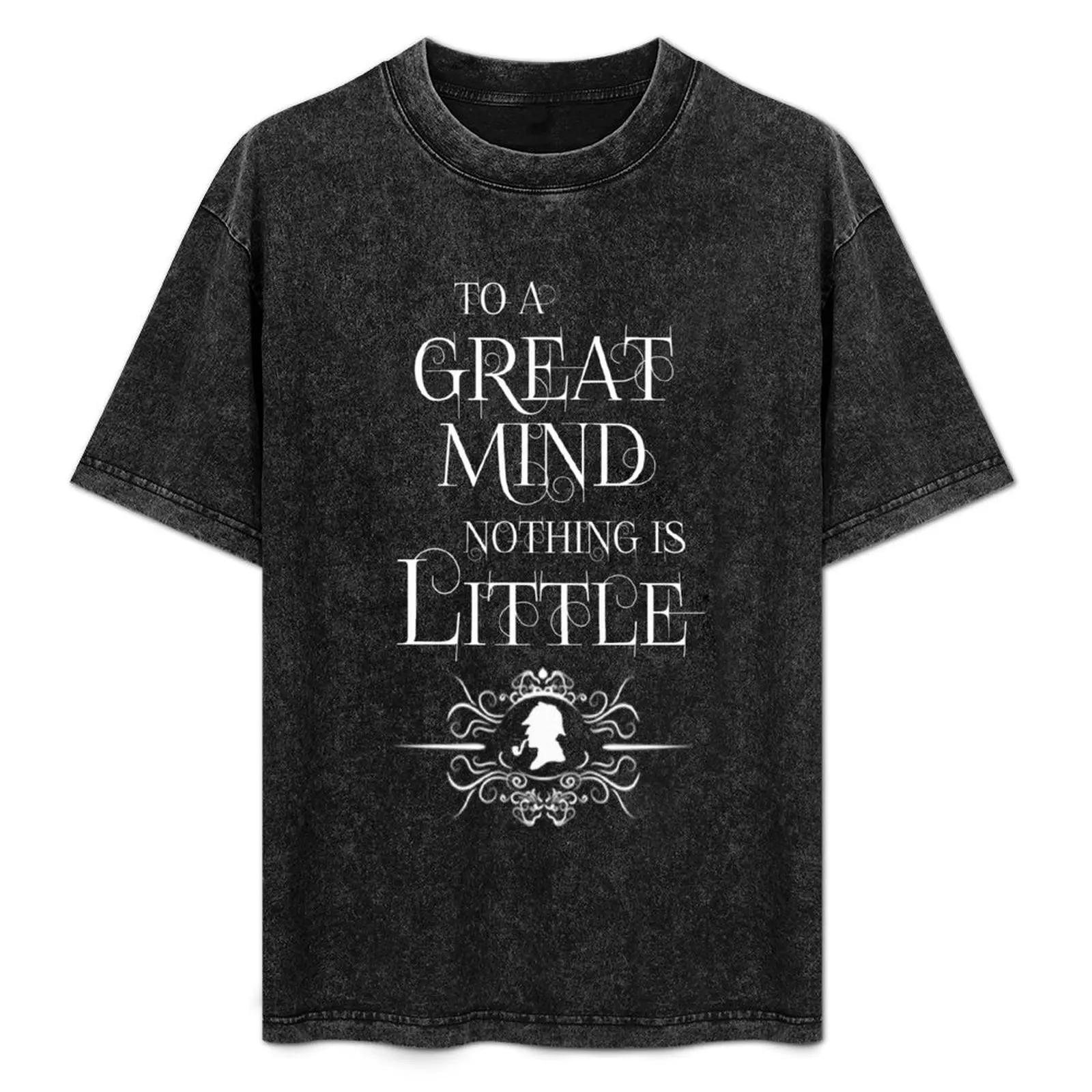 

Sherlock Quotes 221B Baker St. British Detective Vintage Literary Gifts T-Shirt street wear blacks mens vintage t shirts