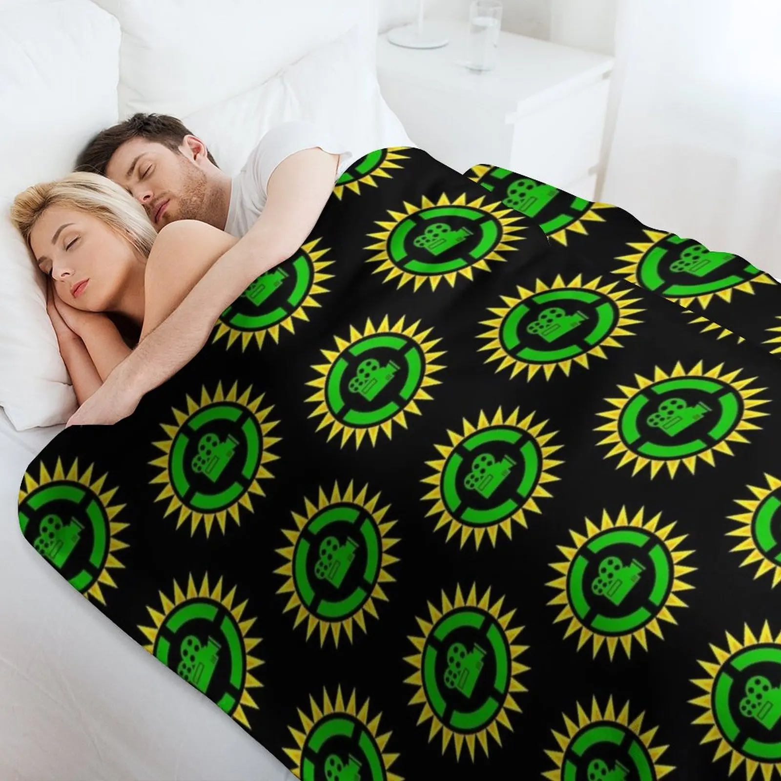 أفكار هدايا بشعار متوازي نهائي لعشاق والمعشاق بطانية رمي للأريكة بطانية قماش الفانيلا الجميلة