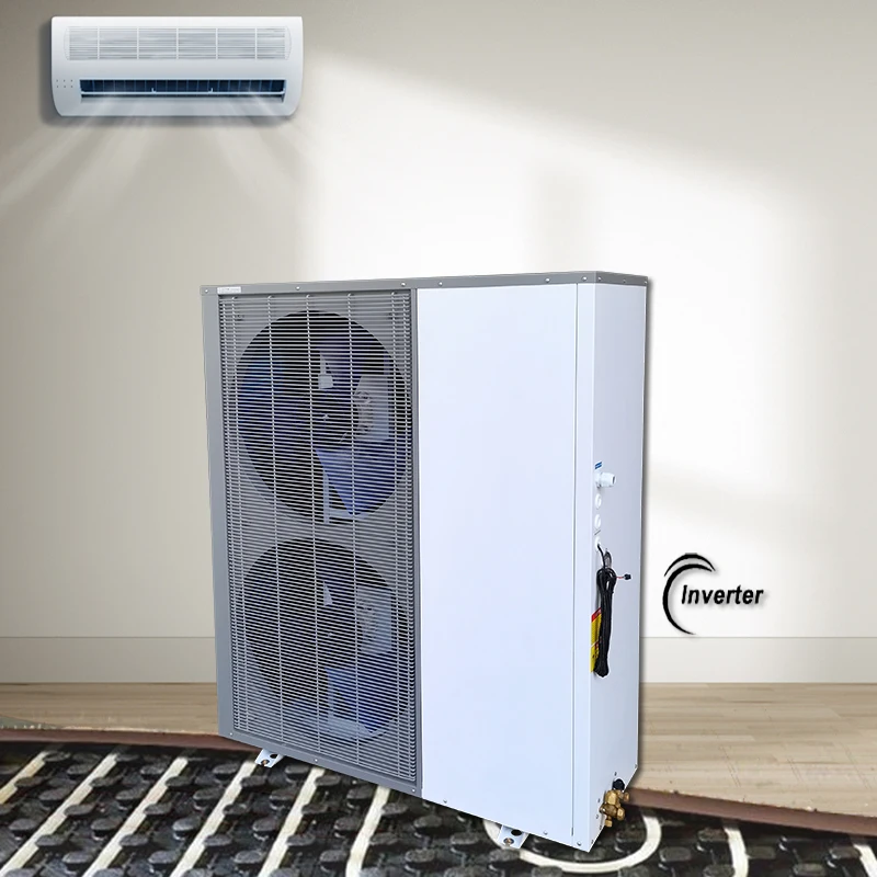 R290 Heat Pump EVI Wermepumpe R32 Air Source Heat Pump Freestanding Electric Household DC Inverter Aerotermia