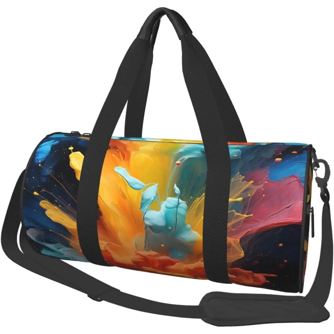 

Paint abstract Travel Duffle Bag Carry On Weekender Overnight Bag Sport Gym Bag for Women Men Foldable Travel Duffle