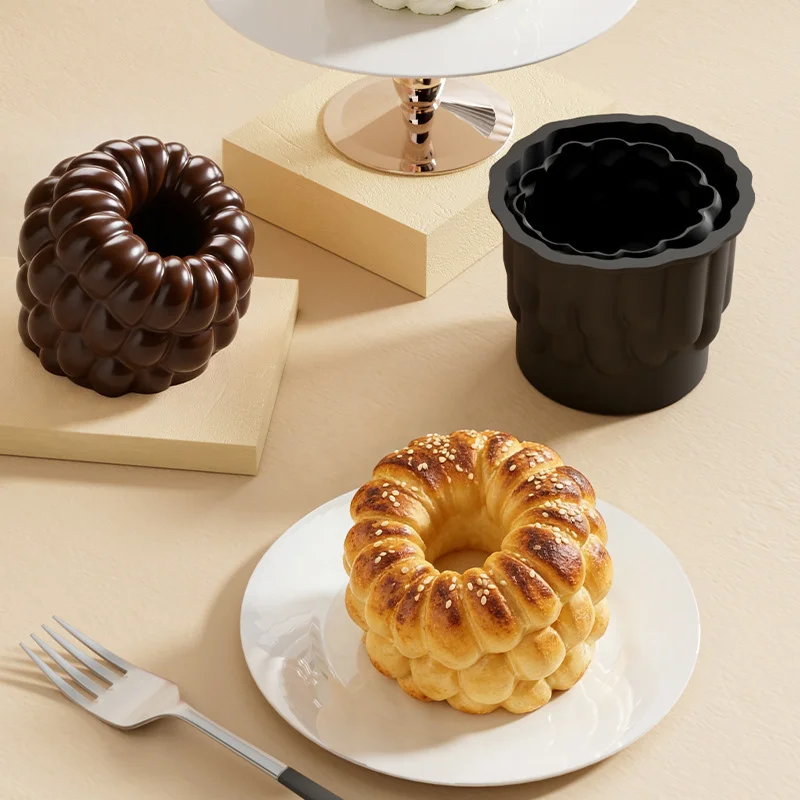 Molde de silicona grande de una cavidad con forma de frambuesa para chocolate, pudines, postres, panes, velas DIY, molde multiusos con forma de fresa