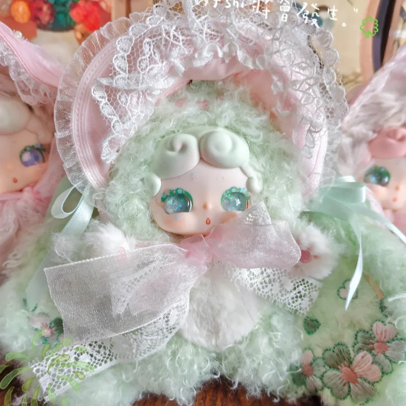 

New Luckydeernai Flower Tea Break Series Plush Blind Box Cute Desk Ornaments Room Decorations Surprise Mystery Box Popular Gift