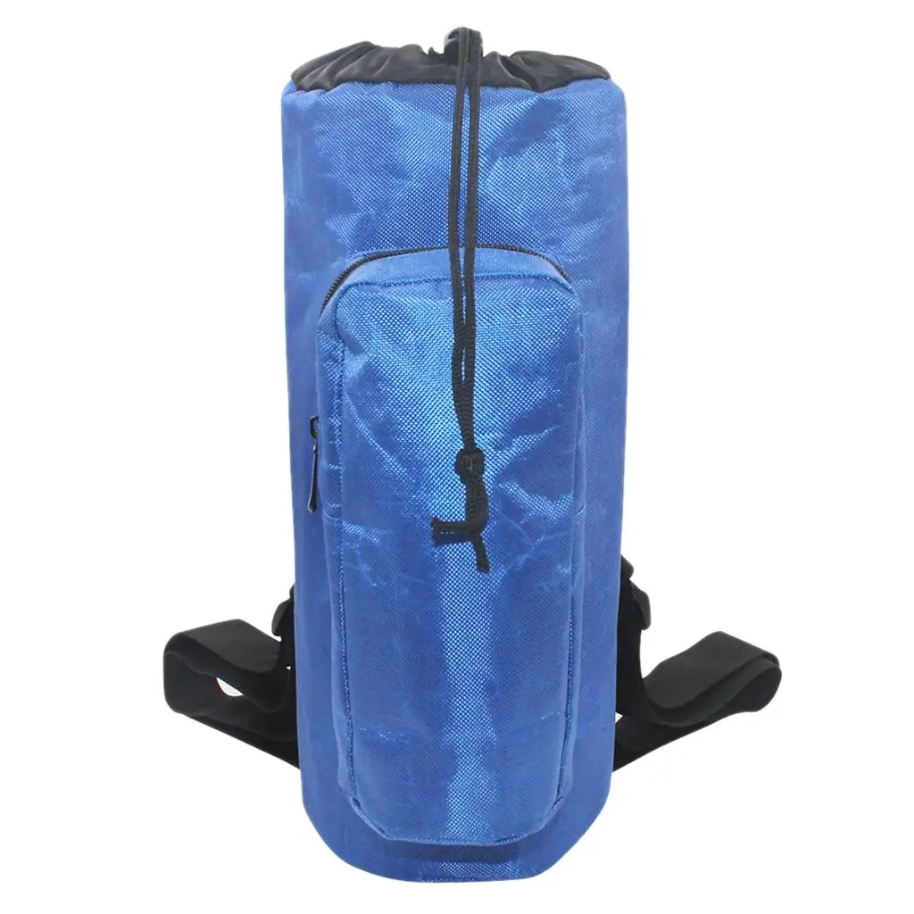 Waterproof Cylinder Backpack Carrier Holder with Adjustable Straps